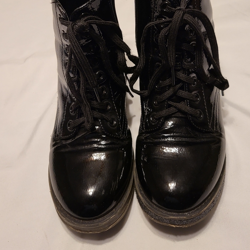 Mia Kids Little/Big Girl's Giuletta Boots Black Gloss